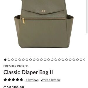 Freshly Picked Olive Diaper Bag